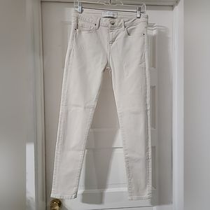 IRO Jeans Womens Skinny Leg  Jean Off White Beige Size 28